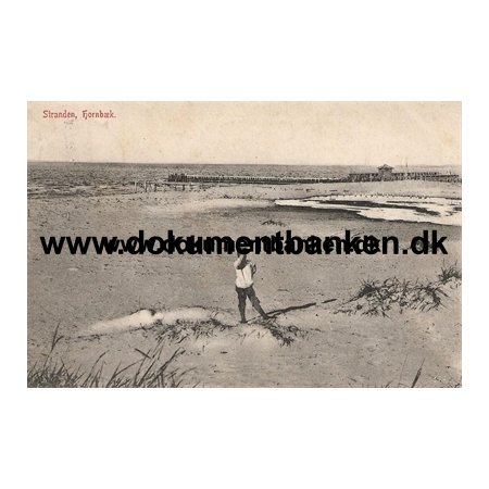 Stranden, Hornbk, Postkort