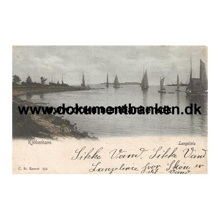 Langelinie, Kbenhavn, Postkort