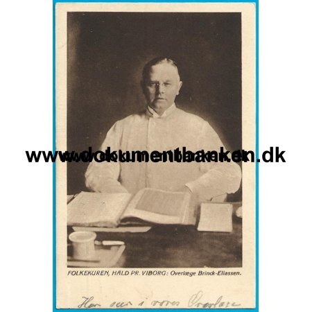 Folkekuren, Overlge Brinck-Eliassen, Hald, pr. Viborg, Jylland, Postkort