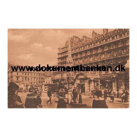 London. Charing Cross. Post Card 1922