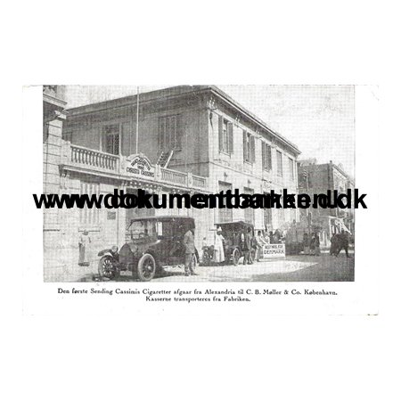 Tobaksimportfirmaet, C. B. Mller & Co, Kbenhavn, Reklame, Postkort