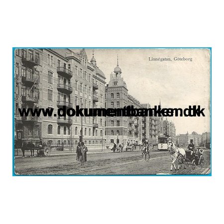 Linnegatan, Gteborg, Sverige, Postkort