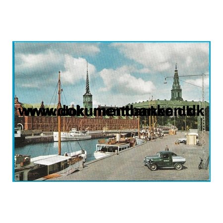 Brsen, Skibe, Kbenhavn, Postkort