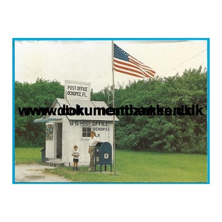 Ochopee, Smallest Post Office, Florida, USA, Postkort