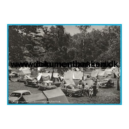 Blommehaven, Campingplads, rhus, Jylland, Postkort
