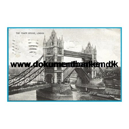 The Tower Bridge, London, England, Postkort