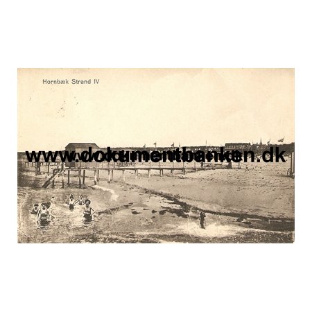 Hornbk Strand, Sjlland, Postkort