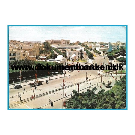 Sousse, Ses Grands Boulevards, Tunesien, Postkort