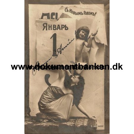 Rusland, Nytrskort, Postkort, 1904