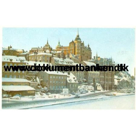 Stockholm, Utsikt mot Sders Hjder, Sverige, Postkort, 1975