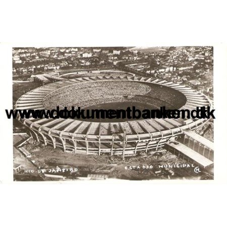 Rio De Janeiro, Estadio Municipal, Brasilien, Postkort, 1957