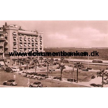 Alexandria, Hotel Cecil, Egypten, Postkort