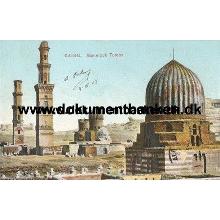 Cairo, Mamelouk Tombs, Egypten, Postkort