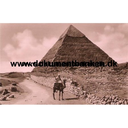 Cairo, The Chefren Pyramid, Egypten, Postkort