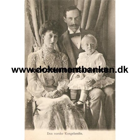 Den norske Kongefamilie, Postkort, 1906