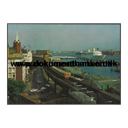 Hafen Hamburg Tyskland Postkort