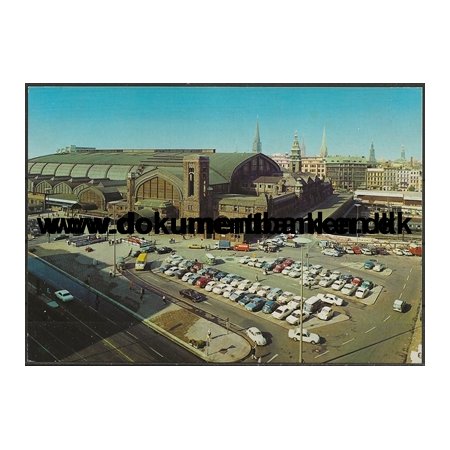 Hauptbahnhof Hamburg Tyskland Postkort