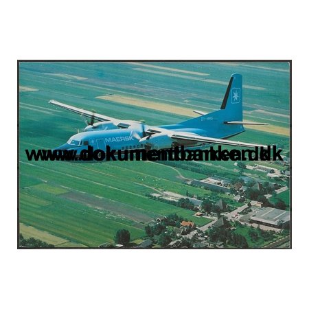 Maersk Air Fokker 50 Luftfart Postkort