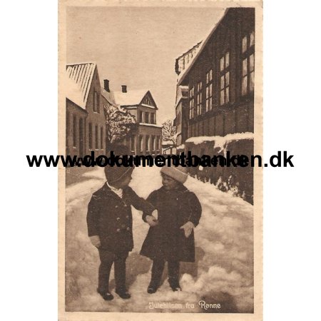 Rnne, Bornholm Julehilsen, Postkort