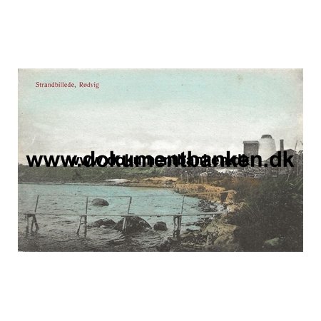 Strandbillede, Rdvig, Postkort