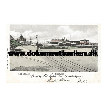 Frihavnen, sterbro, Postkort, 1904