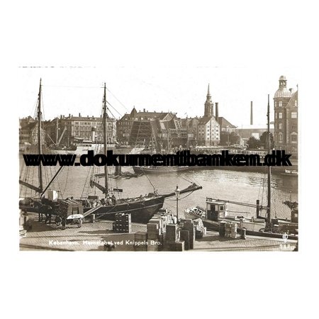 Havnelbet, Knippels bro, Postkort, 1931
