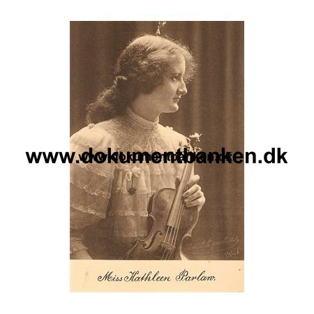 Parlow. Miss Kathleen. Violinist. 1890-1965