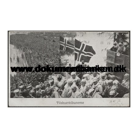 Tilskuertribunerne Holmenkollen Norge Postkort 1906