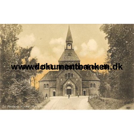 St. Peders Kirke, Randers, Postkort