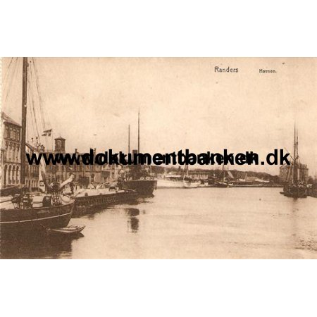 Randers Havn, Randers, Postkort