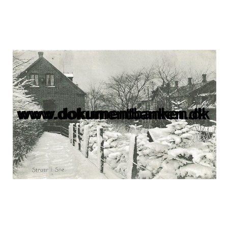 Struer i Sne, Struer, Jylland, Postkort