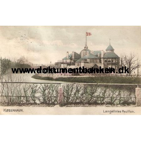 Langelinie Pavillon, sterbro, Postkort, 1910