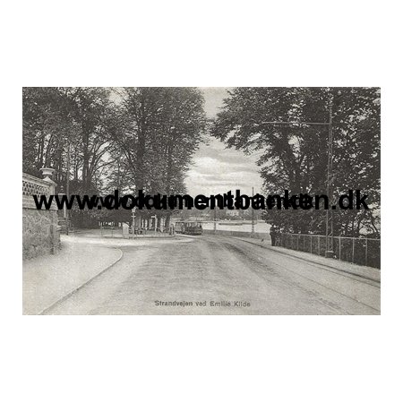 Strandvejen, Emilie Kilde, Klampenborg, Postkort