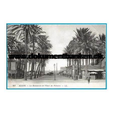 Alger Les Restaurants de l'Oasis des Palmiers Postkort