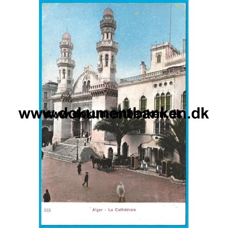 La Cathedrale Alger Algeriet Postkort