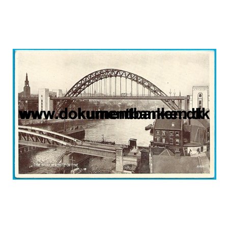 Tyne Bridge Newcastle On Tyne England Postkort