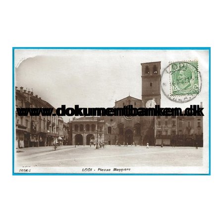 Piazza maggiore Lodi Italien Postkort