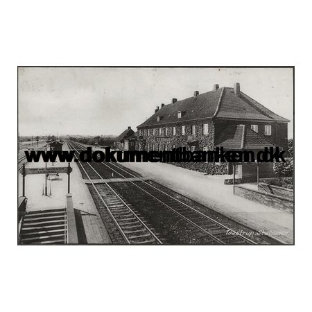 Tstrup Station. Postkort