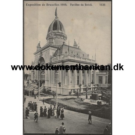 Exposition Universelle de 1910 Bruxelles Belgien Postkort