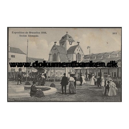 Exposition Universelle de 1910 Bruxelles Belgien Postkort