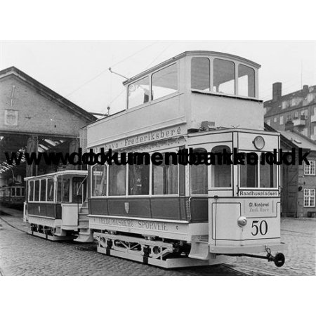 Kbenhavns Sporveje, Frederiksberg Sporveje, Vogn 50, Fotografi