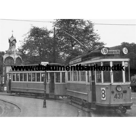 Kbenhavns Sporveje, Linie 18, Vogn 437, Fotografi