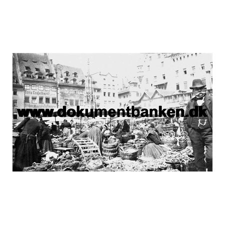 89. Nrnberg Hauptmarkt, Tyskland, Foto, 1903