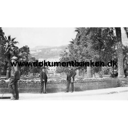FOTO 03. Monaco, Den forsvundne park foran Banque Credit Lyonaise, Foto, 1903