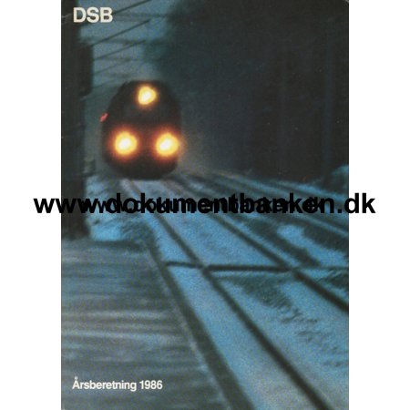 DSB rsrapport 1986