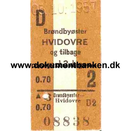 Brndbyster - Hvidovre 1957
