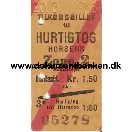 Horsens Hurtigtog 1956