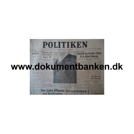 Politiken 20 December 1944