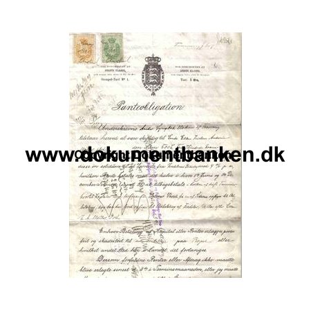 Anders Lyngbk Madsen, Panteobligation, Dokument, Faarvang 1903