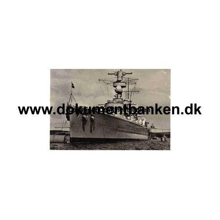 Deutschland, Tysk lommeslagskib, Post Karte, 6 Marts 1937